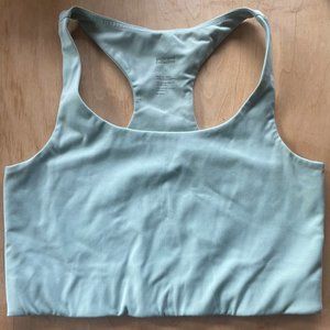 girlfriend collective sports bra | L | pale green